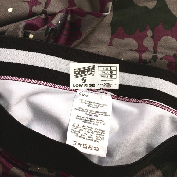 SOFFE Low-Rise Dri Active Capris, Midnight Bloom L - Picture 7 of 8